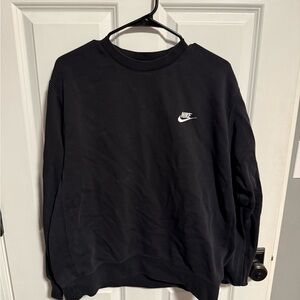Nike Men's Black Crewneck Sweater